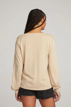 Fashion Kara Cappuccino Long Sleeve Women Loungewear|Essentials