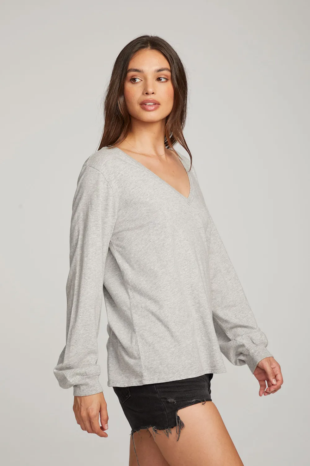 Discount Kara Heather Grey Long Sleeve Women Loungewear|Essentials