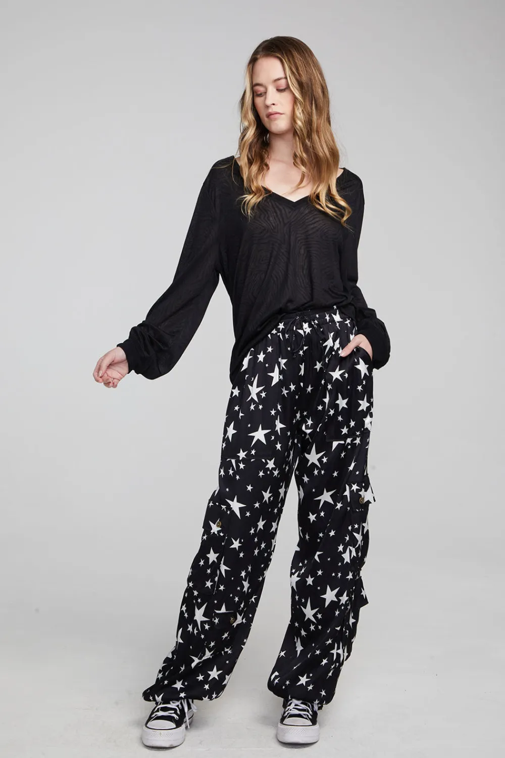Cheap Kara Shadow Black Long Sleeve Women Outerwear|Loungewear