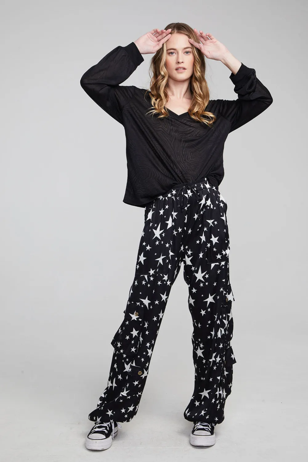 Cheap Kara Shadow Black Long Sleeve Women Outerwear|Loungewear