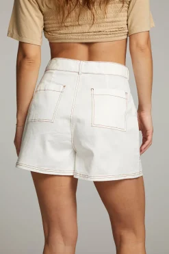 New Karina White Short Women Loungewear|Bottoms