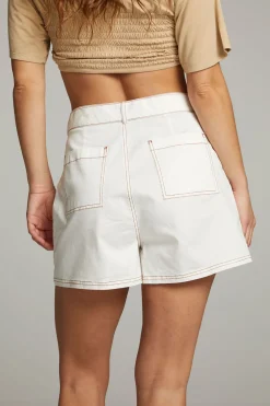 New Karina White Short Women Loungewear|Bottoms
