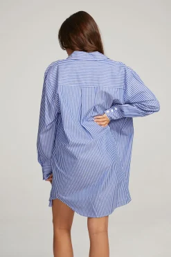 Flash Sale Kerstin Marmont Stripe Button Down Women Loungewear|Tops