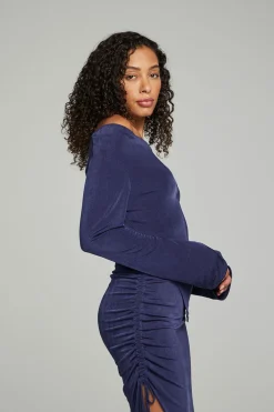 Best Sale Koston Long Sleeve - Dark Denim Women Outerwear|Loungewear