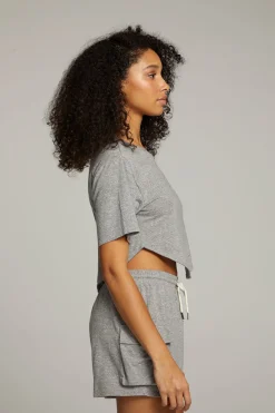 Flash Sale Kylie Streaky Grey Tee Women Loungewear|Tops