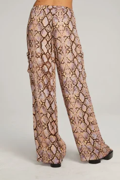 Cheap Lee Python Print Trousers Women Loungewear|Bottoms