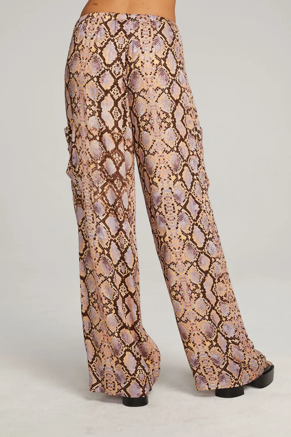 Cheap Lee Python Print Trousers Women Loungewear|Bottoms