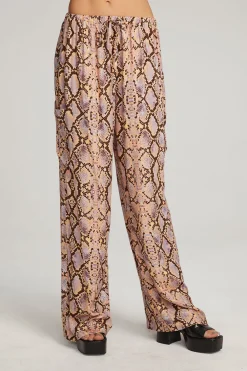 Cheap Lee Python Print Trousers Women Loungewear|Bottoms