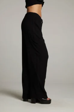 Hot Lee True Black Trouser Women Loungewear|Bottoms