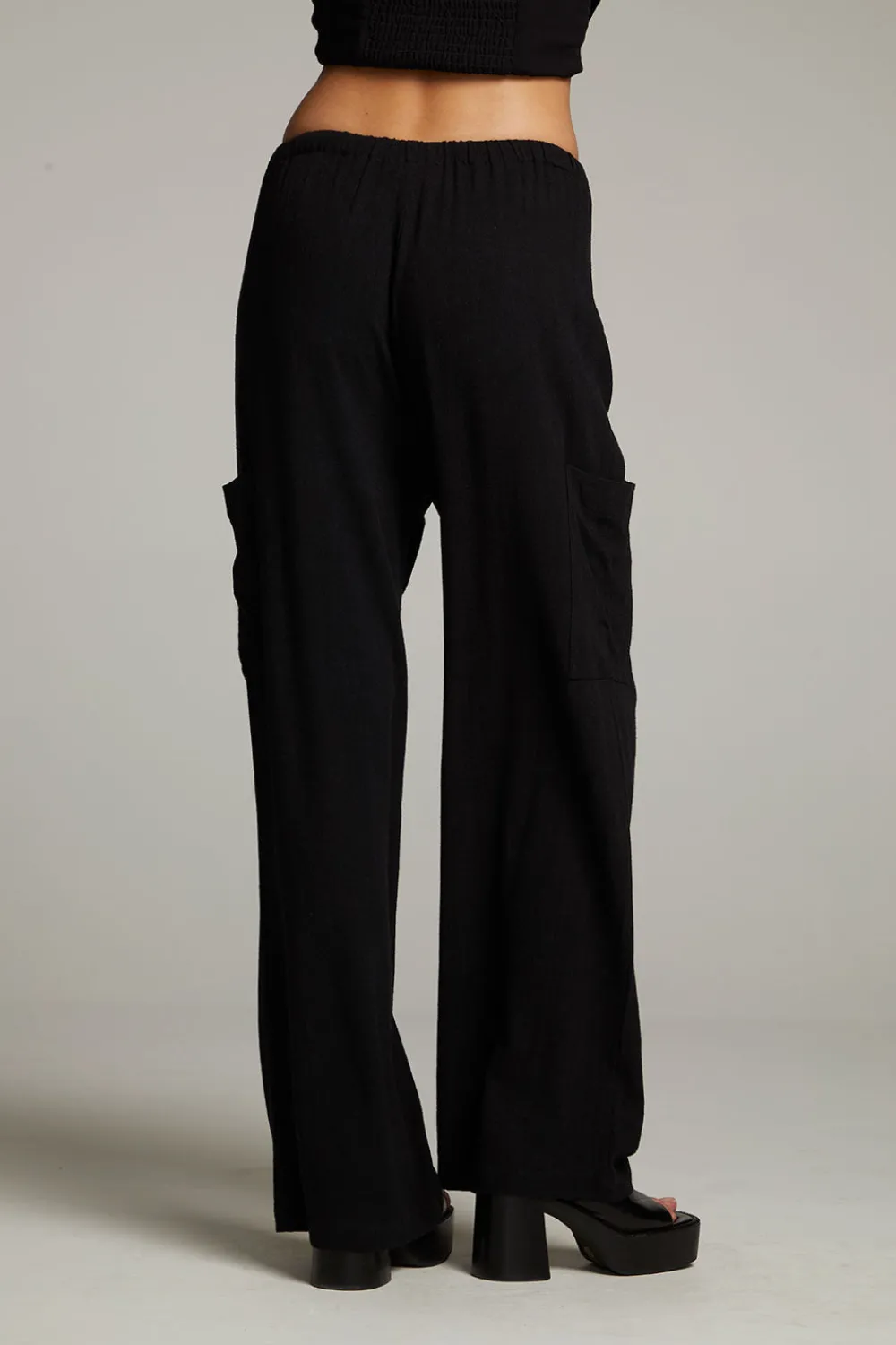 Hot Lee True Black Trouser Women Loungewear|Bottoms