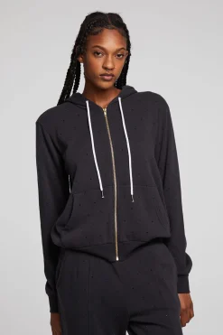 Best Sale Lex Licorice Zip Up Hoodie Women Outerwear|Loungewear