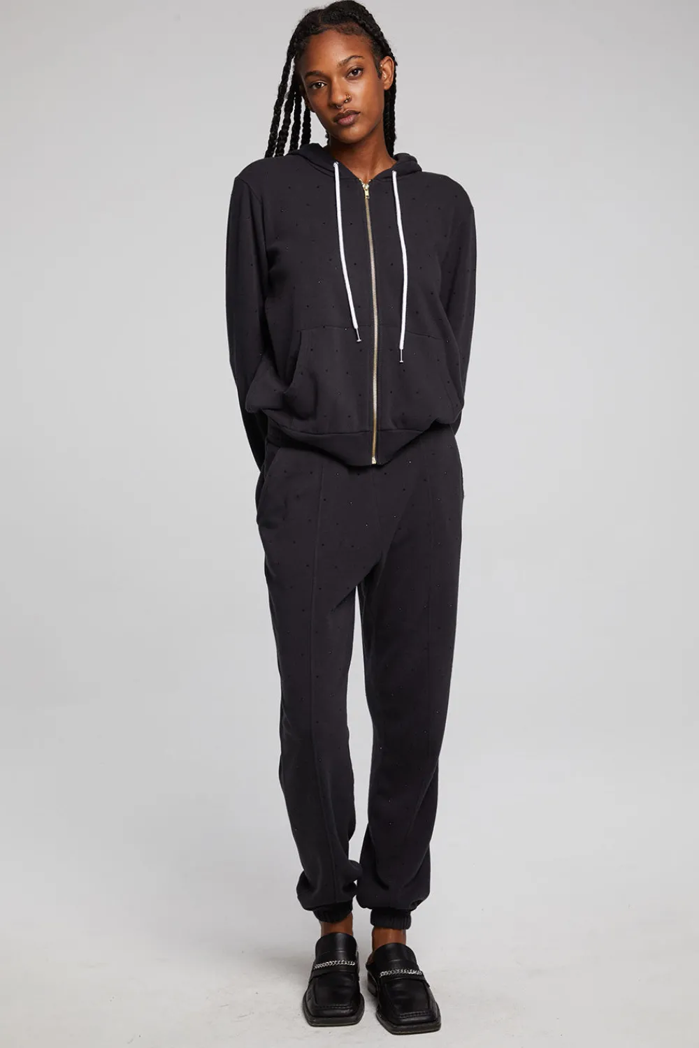 Best Sale Lex Licorice Zip Up Hoodie Women Outerwear|Loungewear