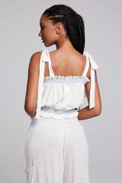 Hot Lirhetta Floral Bouquet Embroidery Crop Top Women Loungewear|Tops