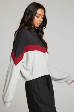 Store Liz Fire Color Block Pullover Women Loungewear|Tops
