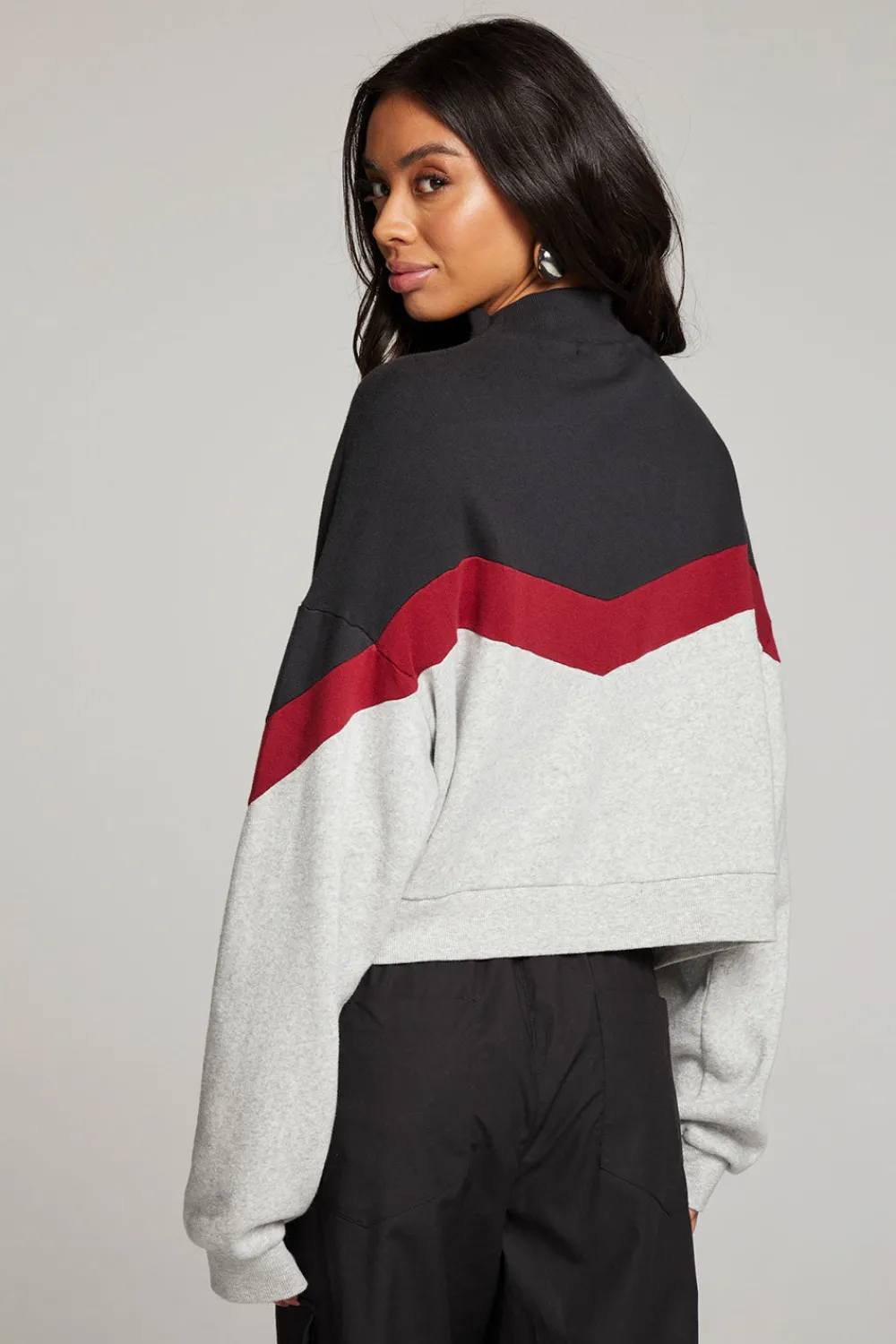 Store Liz Fire Color Block Pullover Women Loungewear|Tops