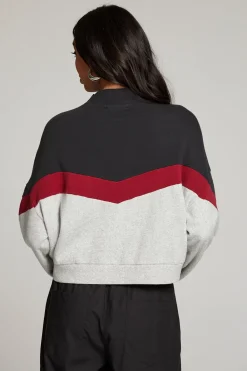 Store Liz Fire Color Block Pullover Women Loungewear|Tops