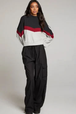 Store Liz Fire Color Block Pullover Women Loungewear|Tops