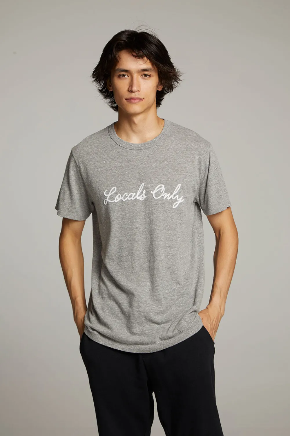 Online Locals Only Crew Neck Tee Tops