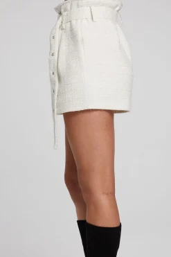 Cheap Lombard Starry White Short Women Loungewear|Bottoms