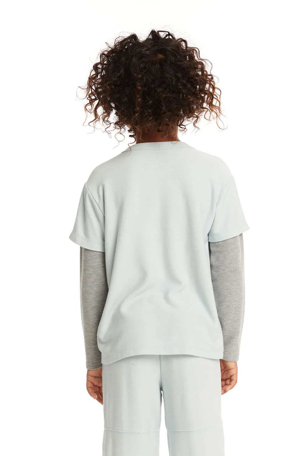 New Long And Short Sleeve Blue Bird Tee Kids/BOY Boys