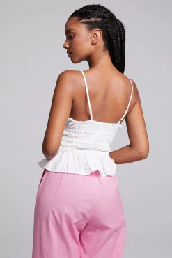 Flash Sale Lorenzo White Tank Top Women Loungewear|Tops
