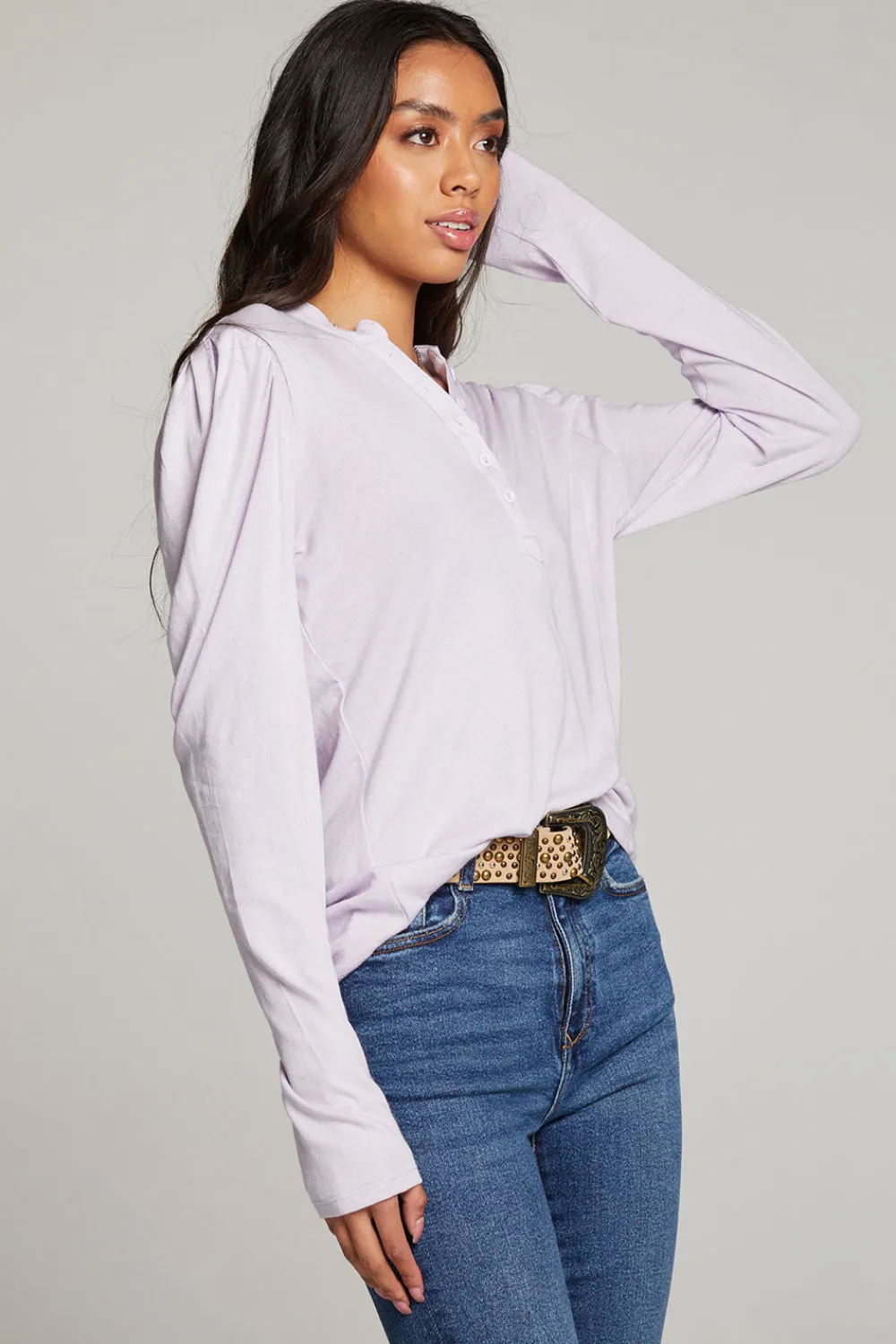 Fashion Lotus Petal Long Sleeve Women Loungewear|Tops