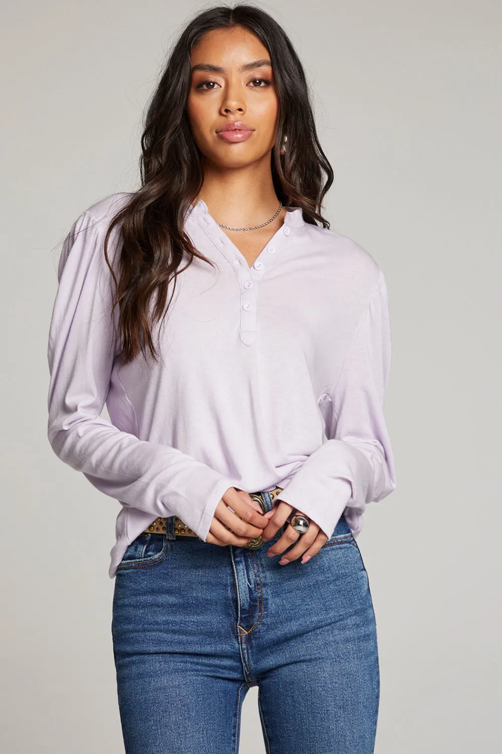 Fashion Lotus Petal Long Sleeve Women Loungewear|Tops