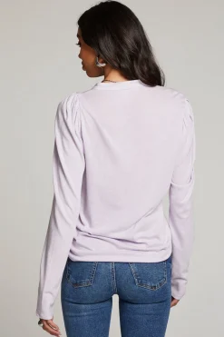 Fashion Lotus Petal Long Sleeve Women Loungewear|Tops