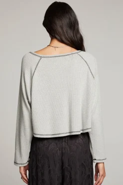 Store Lucy Heather Grey Long Sleeve Women Loungewear|Tops