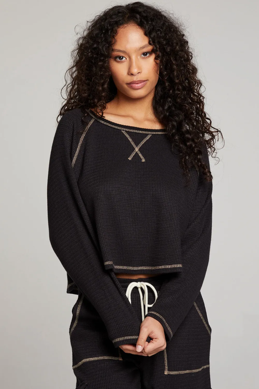 Fashion Lucy Licorice Long Sleeve Women Loungewear|Tops