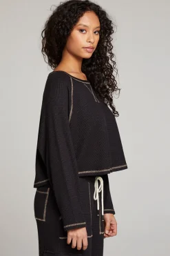 Fashion Lucy Licorice Long Sleeve Women Loungewear|Tops