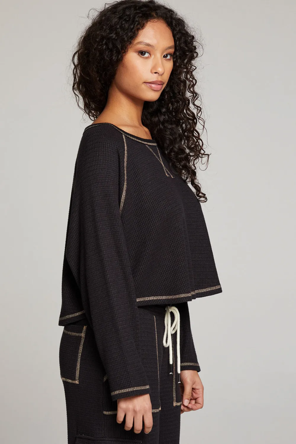 Fashion Lucy Licorice Long Sleeve Women Loungewear|Tops