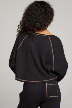 Fashion Lucy Licorice Long Sleeve Women Loungewear|Tops