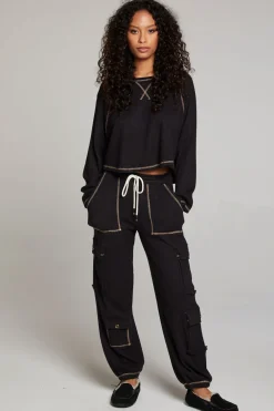 Fashion Lucy Licorice Long Sleeve Women Loungewear|Tops