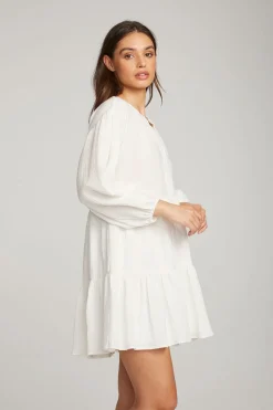 Best Magnolia White Mini Dress Women Loungewear|Dresses
