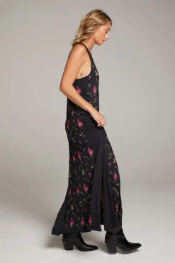 Cheap Manatee Night Palm Maxi Dress Women Loungewear|Dresses