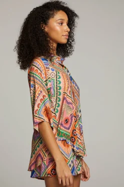 Cheap Marlin Paradise Mystic Button Up Women Loungewear|Tops