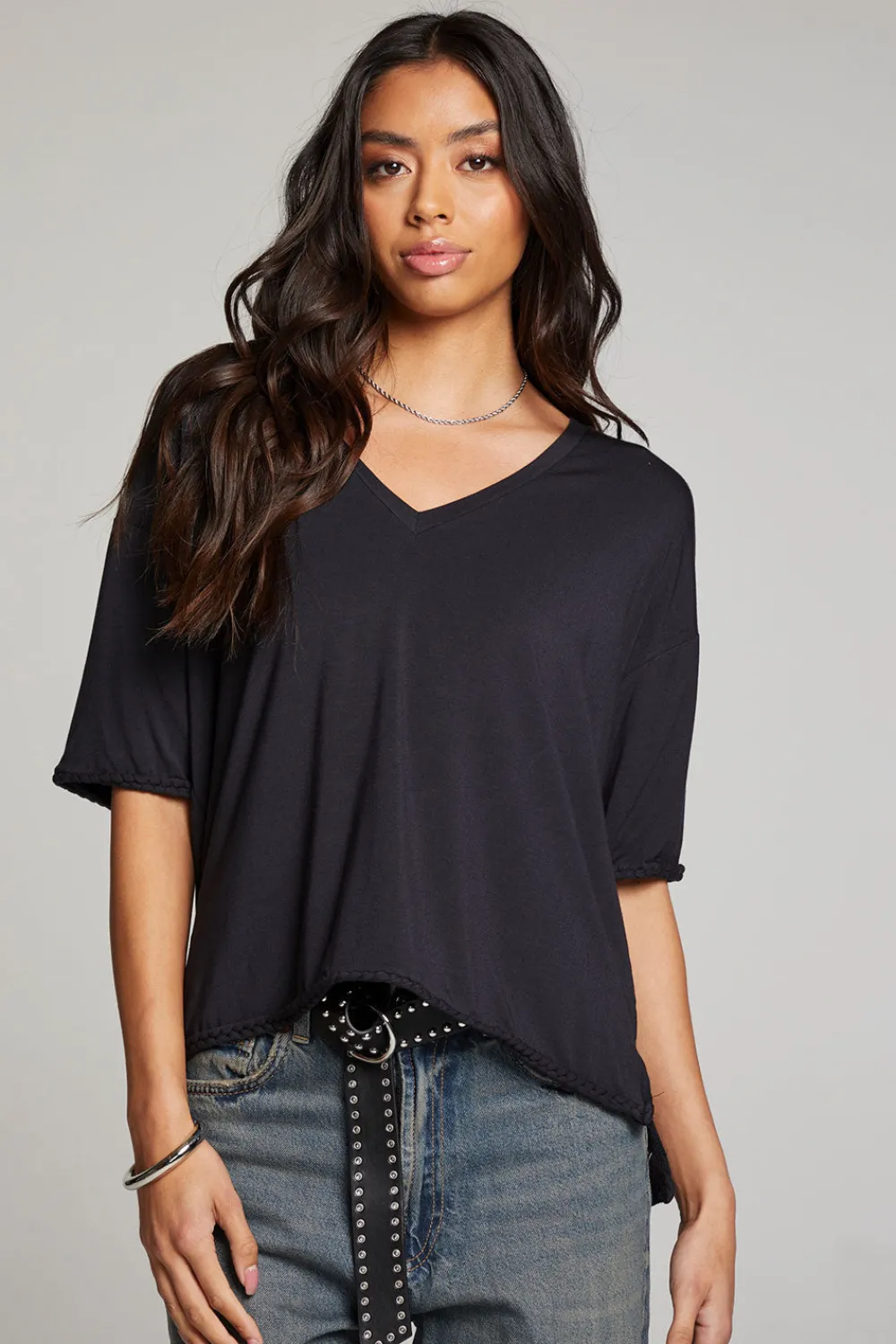 Best Sale Mason Licorice V Neck Women Loungewear|Tops
