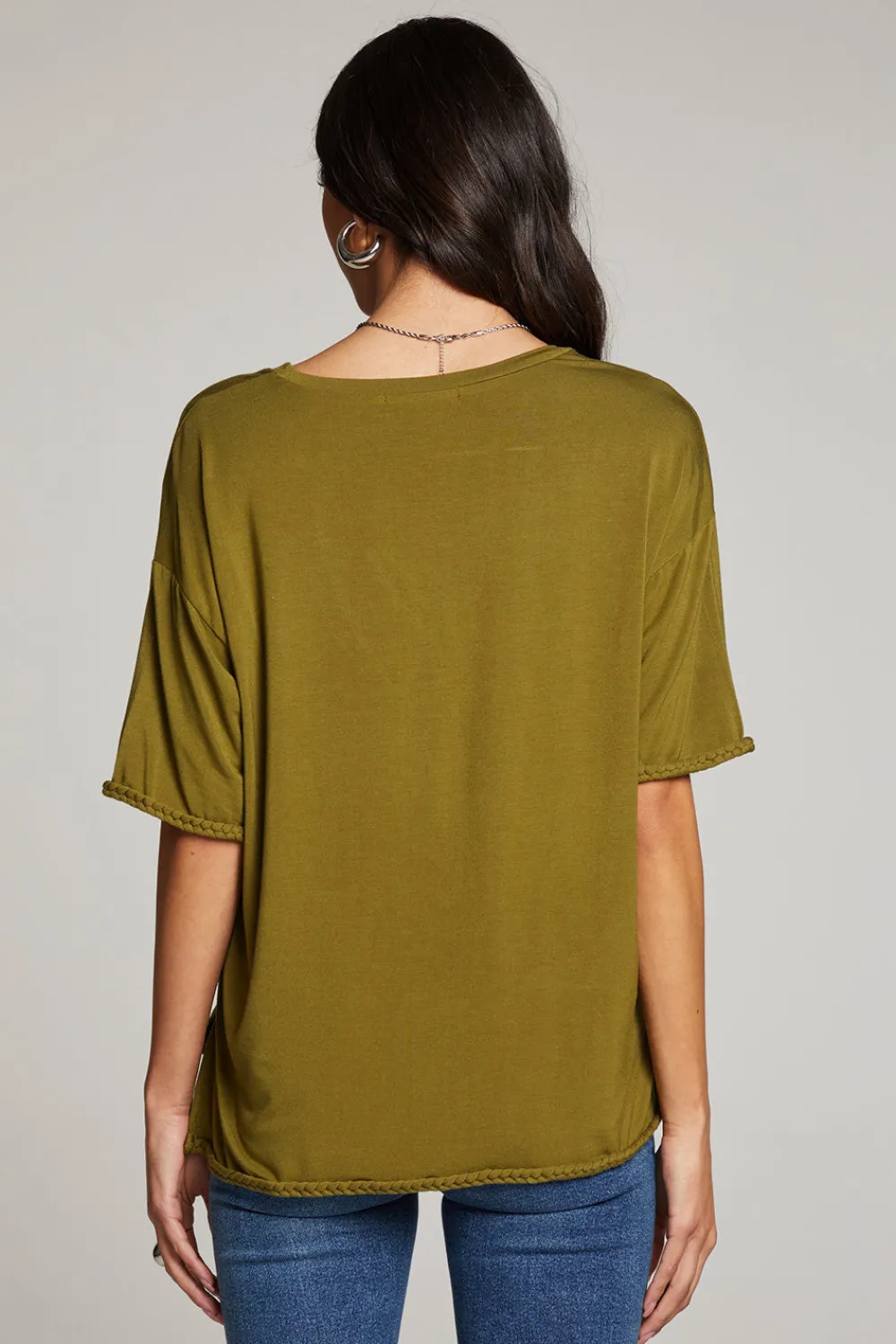 Cheap Mason Sphagnum V Neck Women Loungewear|Tops