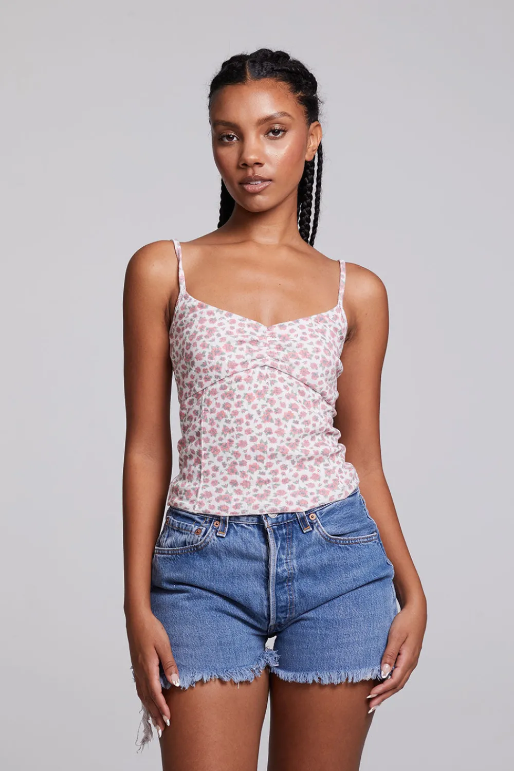 Store Mercato Ditsy Rose Floral Tank Top Women Loungewear|Tops