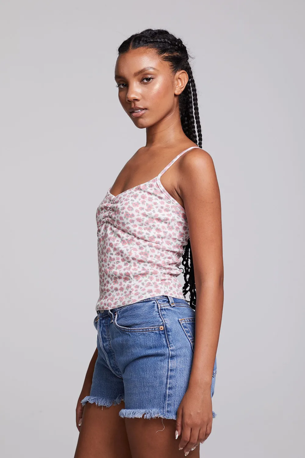 Store Mercato Ditsy Rose Floral Tank Top Women Loungewear|Tops