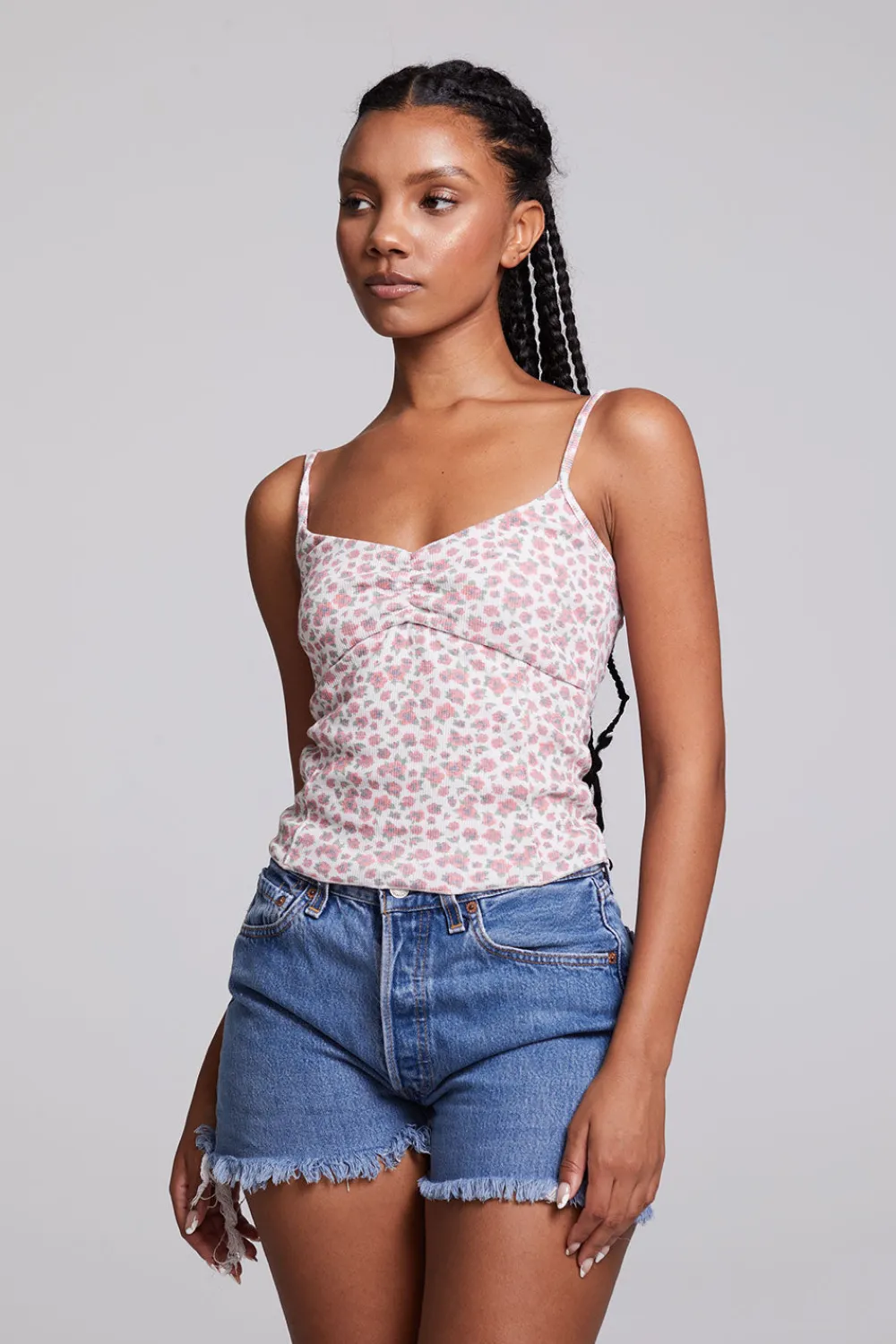 Store Mercato Ditsy Rose Floral Tank Top Women Loungewear|Tops
