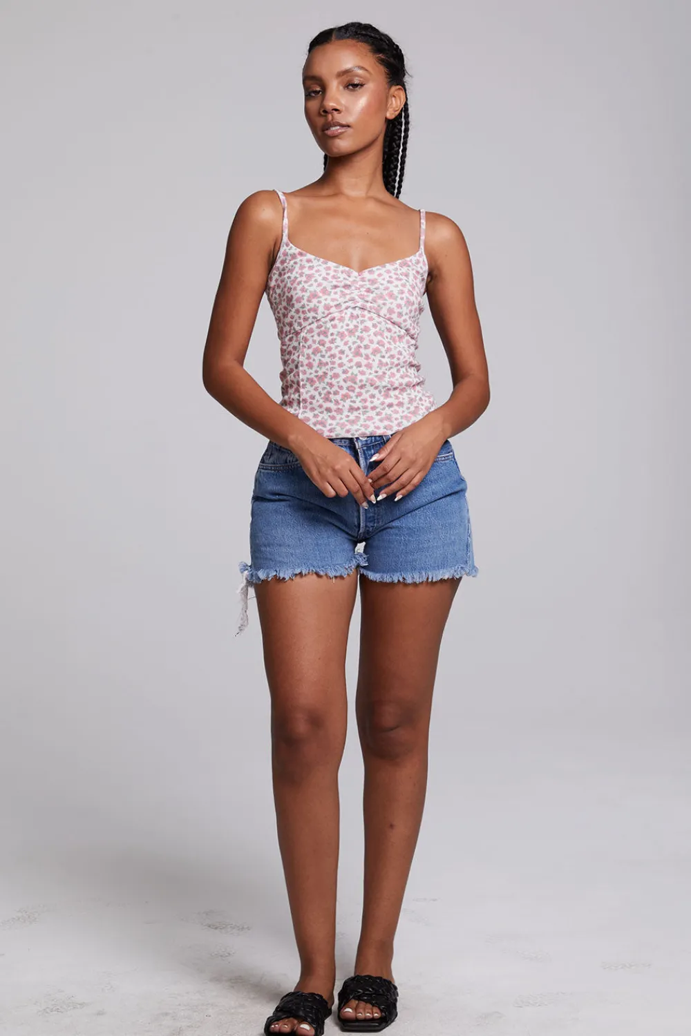 Store Mercato Ditsy Rose Floral Tank Top Women Loungewear|Tops