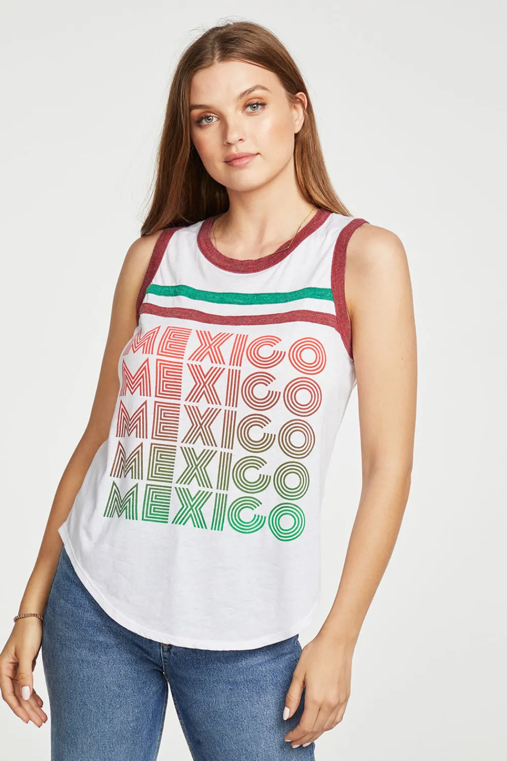 Sale Mexico Tank Women Graphics|Tops