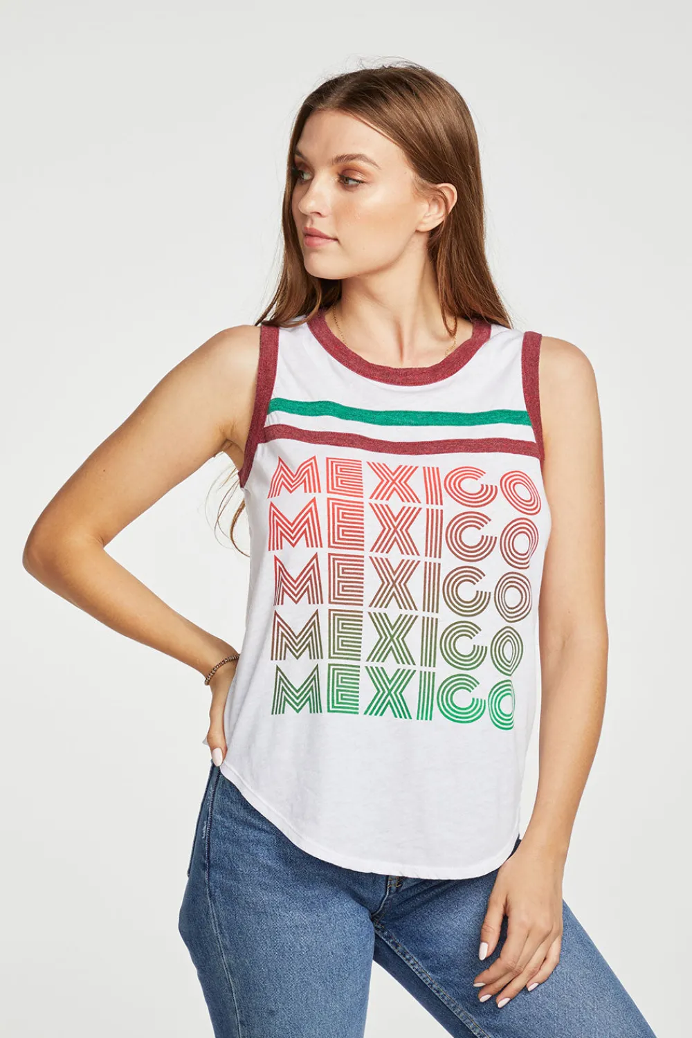 Sale Mexico Tank Women Graphics|Tops