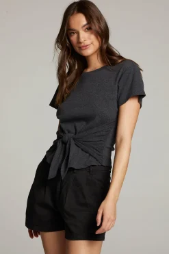 Discount Mia Black Top Women Loungewear|Tops