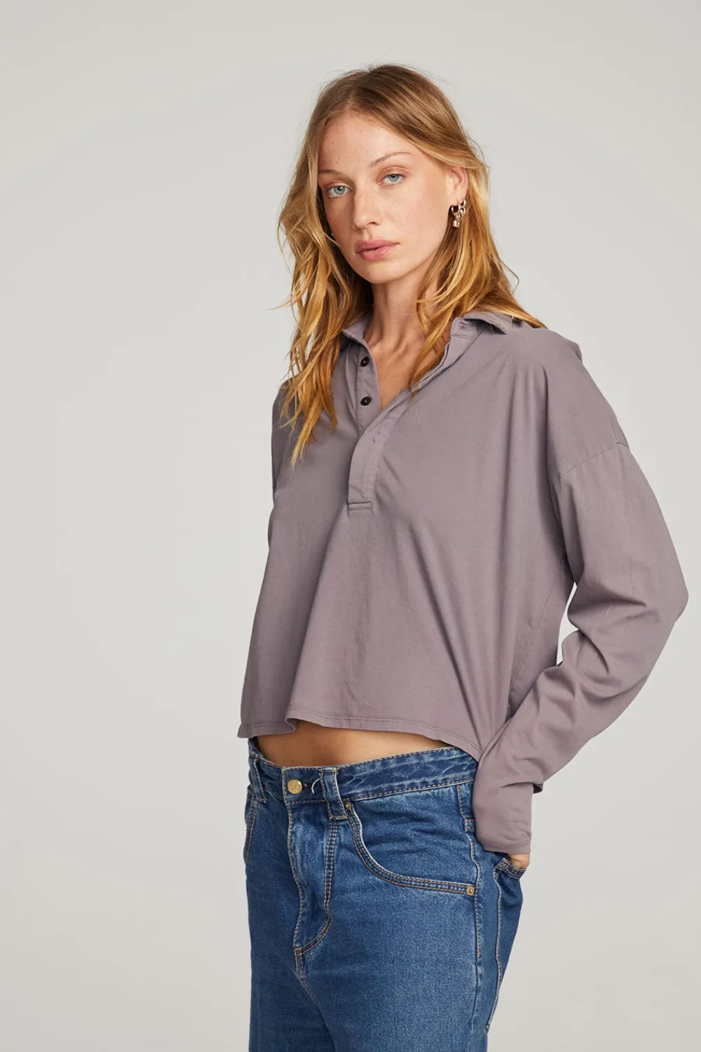 Best Miles Purple Sage Long Sleeve Women Loungewear|Tops
