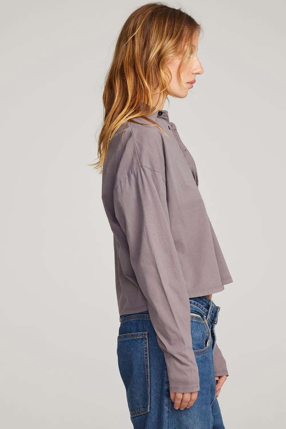 Best Miles Purple Sage Long Sleeve Women Loungewear|Tops
