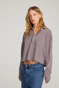 Best Miles Purple Sage Long Sleeve Women Loungewear|Tops