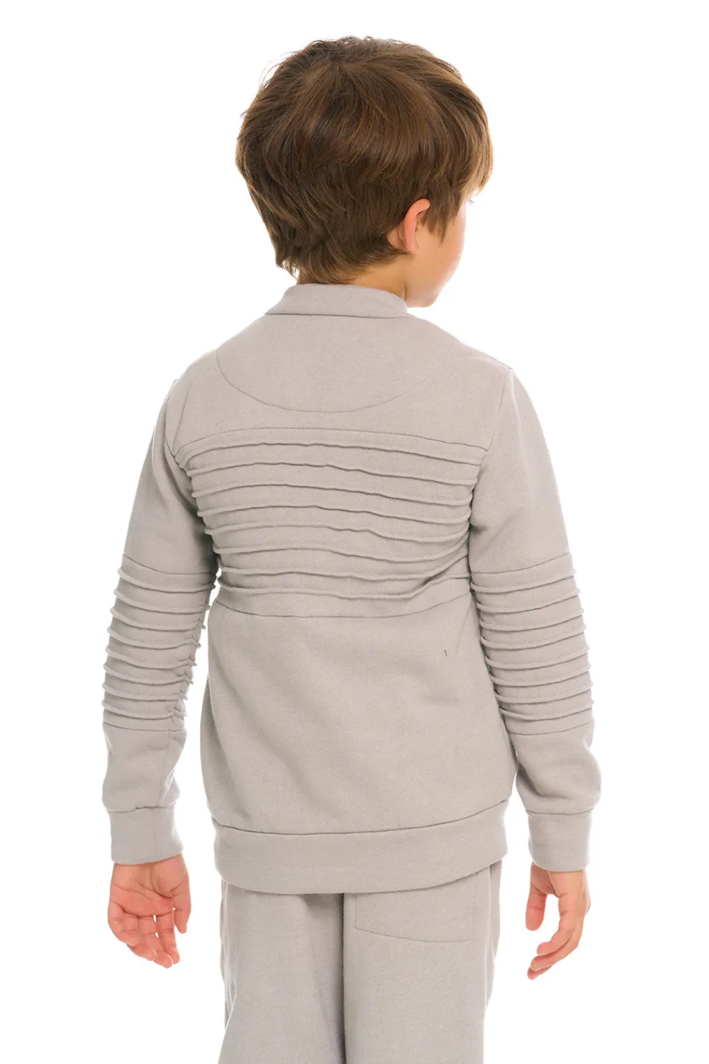 Store Mock Neck Moto Zip Jacket Kids/BOY Boys